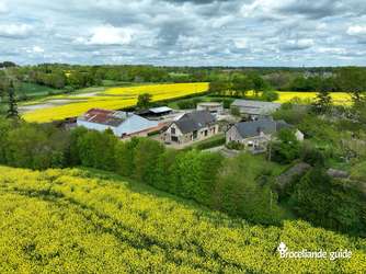 Vue aérienne du Gîte des Hirondelles